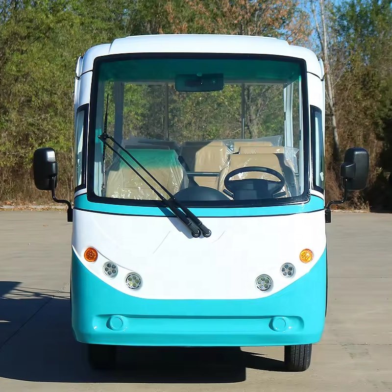 Discount Price Leisure Travel 11 Seats Electric Four Wheel Shuttle Bus Electric Sightseeing Car